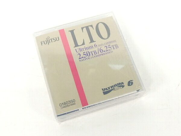 □■※ 【未開封品】 富士通/FUJITSU 純然たる品 LTO Ultrium8 資料薬莢 0160350 2.50結核症/6.25結核症 【新品未当て嵌める品】『貨物輸送無料』