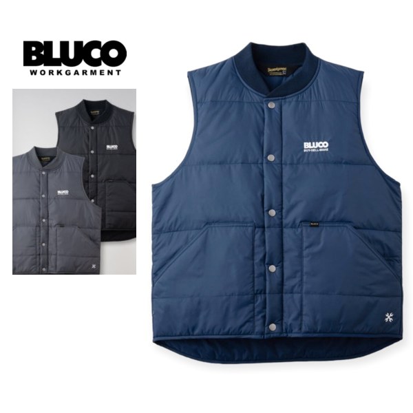 楽天市場】BLUCO WORK GARMENT/ブルコ RIB VEST/プリマロフトリブ