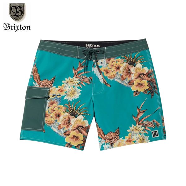 BRIXTON/ブリクストン CLASSIC TRUNK 17/サーフトランクス 30066・GREEN