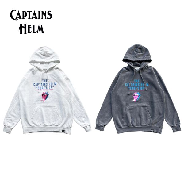 市販 CAPTAINS HELM #TIE-DYE TEC WARM HOODIE