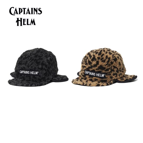 楽天市場 Captains Helm キャプテンズヘルム Leopard Boa Fleece Flap Cap ボアフリースフラップキャップ 2color Freeway楽天市場店