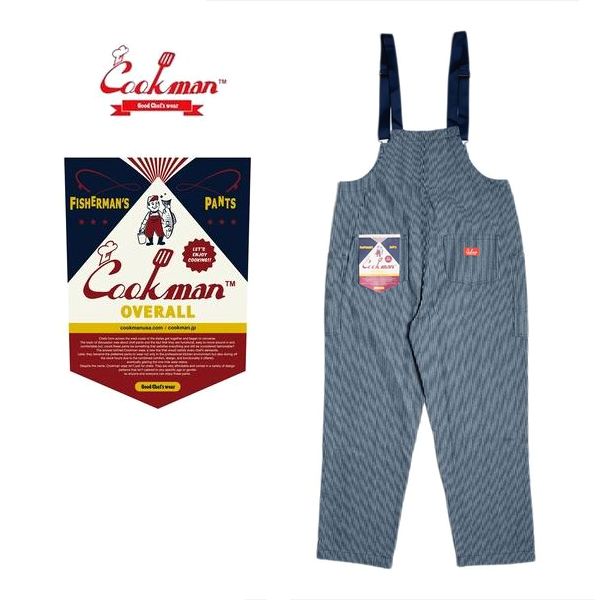 高い品質 Cookman クックマン Fisherman S Bib Overall オーバーオール Hickory 新しいコレクション Indoasianacademy Com