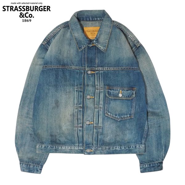 STRASSBURGER&Co./ストラスバーガー 12.5oz SALLY FOX SELVEDGE 1st DENIM JACKET WWII/セルビッチ1stデニムジャケット SB-SF-305PM