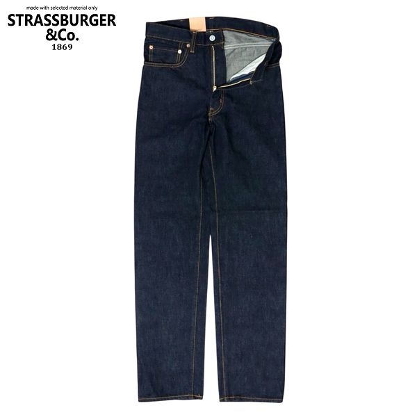 STRASSBURGER&Co./ストラスバーガー JUMBO 14.5oz SELVEDGE CLASSIC SLIM STRAIGHT ZF/セルビッチクラシックスリムジーンズ SBJ-145-666 13,556円