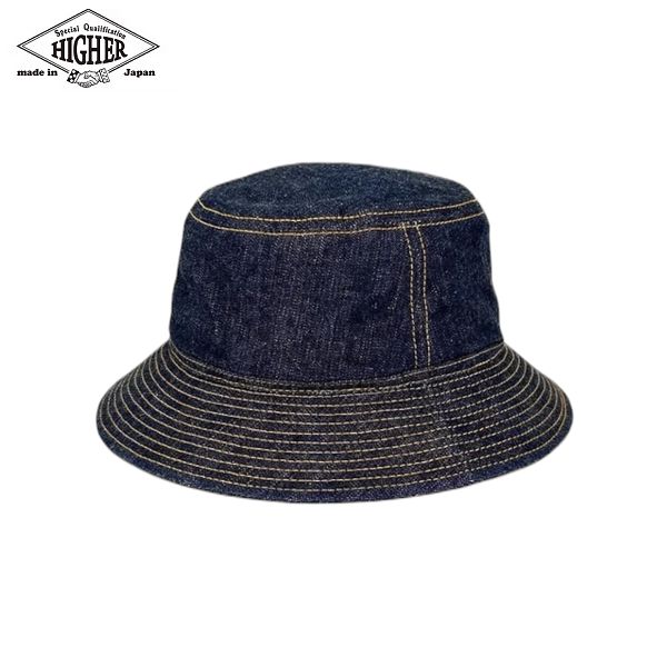 【楽天市場】HIGHER/ハイアー 10oz SELVEDGE DENIM BUCKET HAT/セルヴィッチデニムバケットハット ...