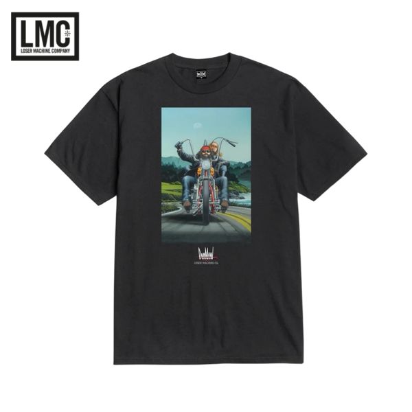 LOSER MACHINE/ルーザーマシーン OPEN ROAD STOCK T-SHIRT/Tシャツ・BLACK