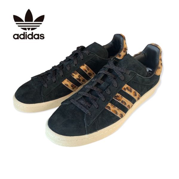 ADIDAS ORIGINALS/アディダス CAMPUS80s/キャンパス・Black/Leopard