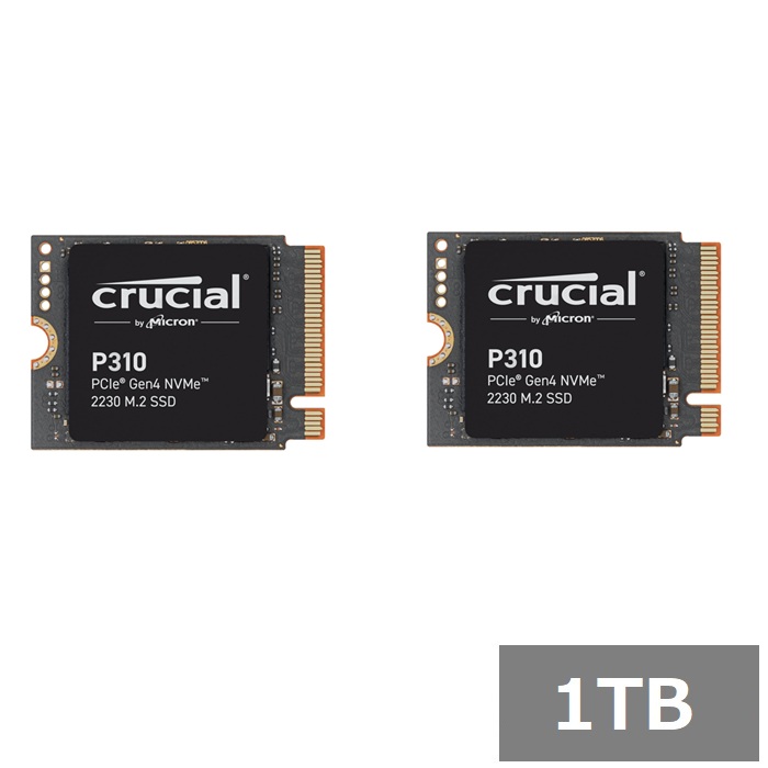 【マラソンセール中 P10倍!】 (2セット) クルーシャル SSD 1TB P310 CT1000P310SSD2|freiheit店