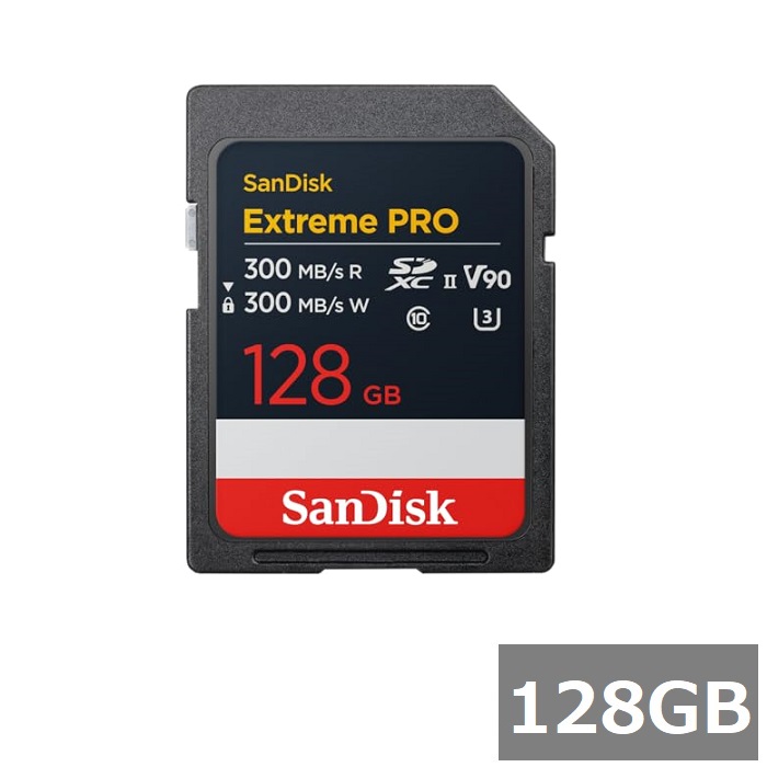 サンディスク SDカード SDXC SDSDXDM-128G-GN4IN Extreme PRO 128GB｜freiheit店