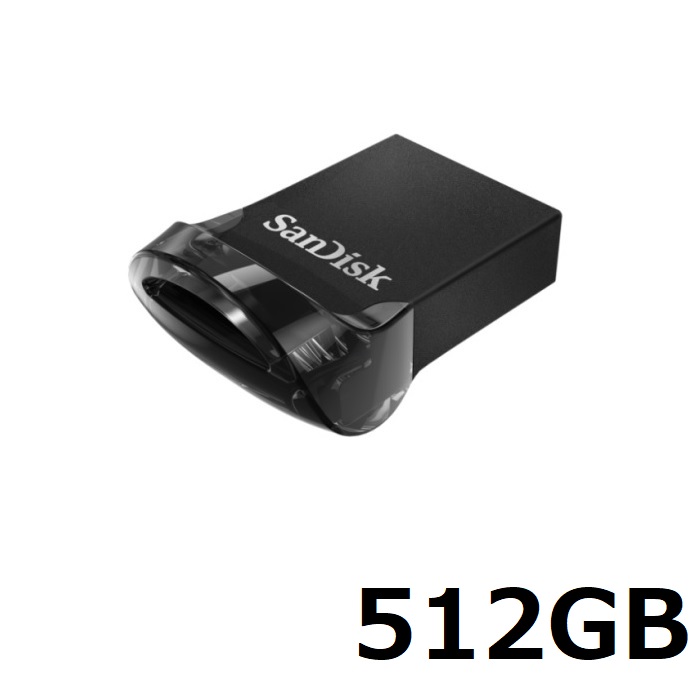 【SS継続期間中 P5倍!】 USB記憶装置 512GB Sandisk Ultra Fit 512GB SDCZ430-512G-G46