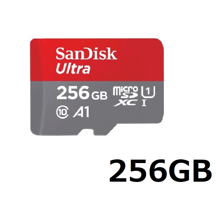【SS継続期間中 P5倍!】 SanDisk Ultra microSD歌留多 SDSQUAC-256G-GN6MN 256GB