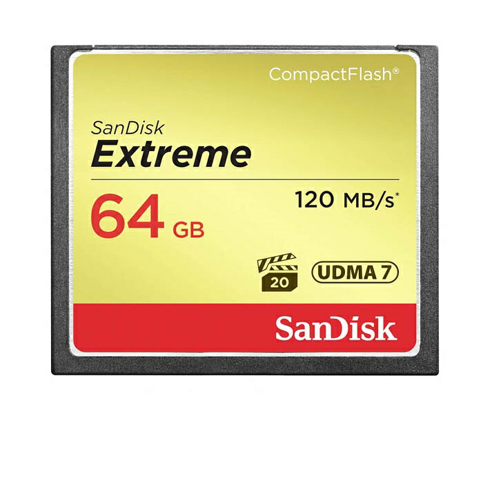 【楽天市場】コンパクトフラッシュカード 64GB Sandisk CFカード Extreme 64GB SDCFXSB064GG46