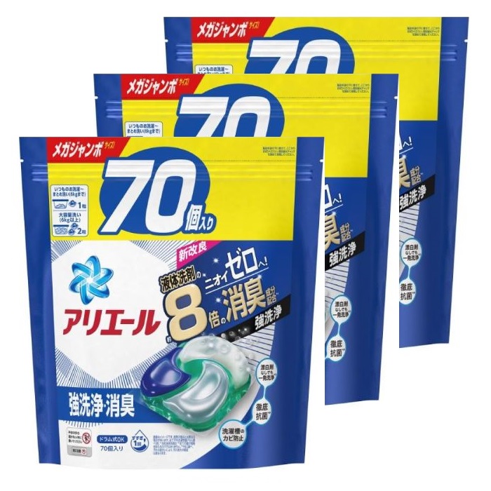 楽天市場】まとめ買い 洗濯用ジェルボール アリエール ジェル