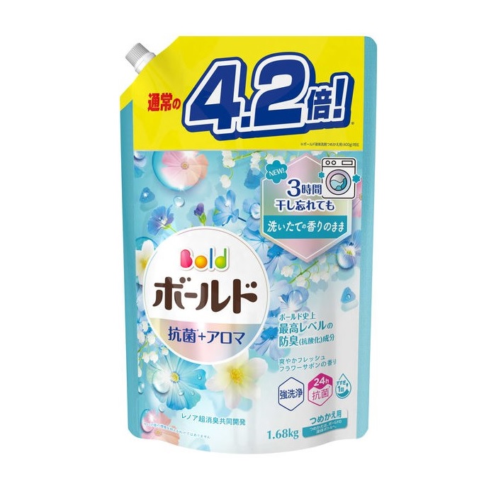 ボールド　ジェルボール　92個入り　フラワーサボンの香り×5袋セット 楽天市場】ボールドジェル 爽やかフレッシュフラワーサボンの