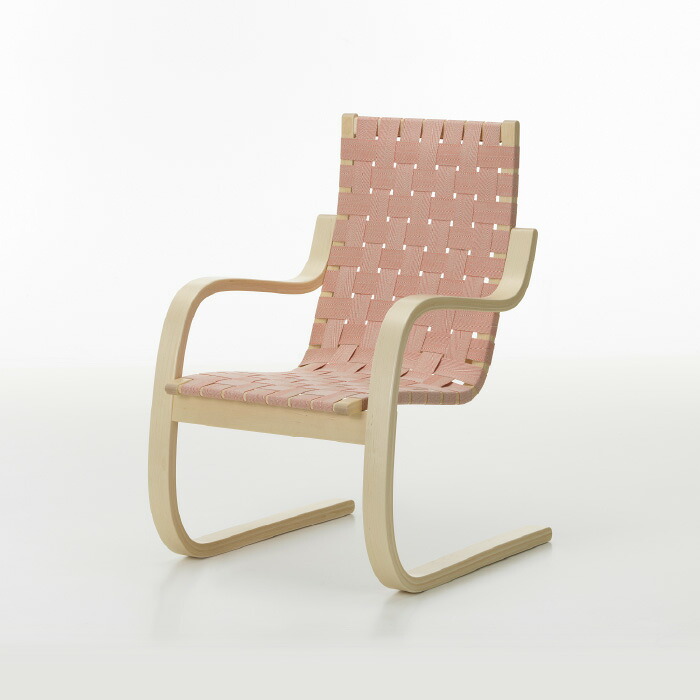 Artek（アルテック）/Armchair406（アームチェア406）/ラウンジチェア/バーチ材/ナチュラルラッカー仕上げ/ナチュラル レッド 新生活 引っ越し 【納期】ご注文後確認 実用的 インテリア