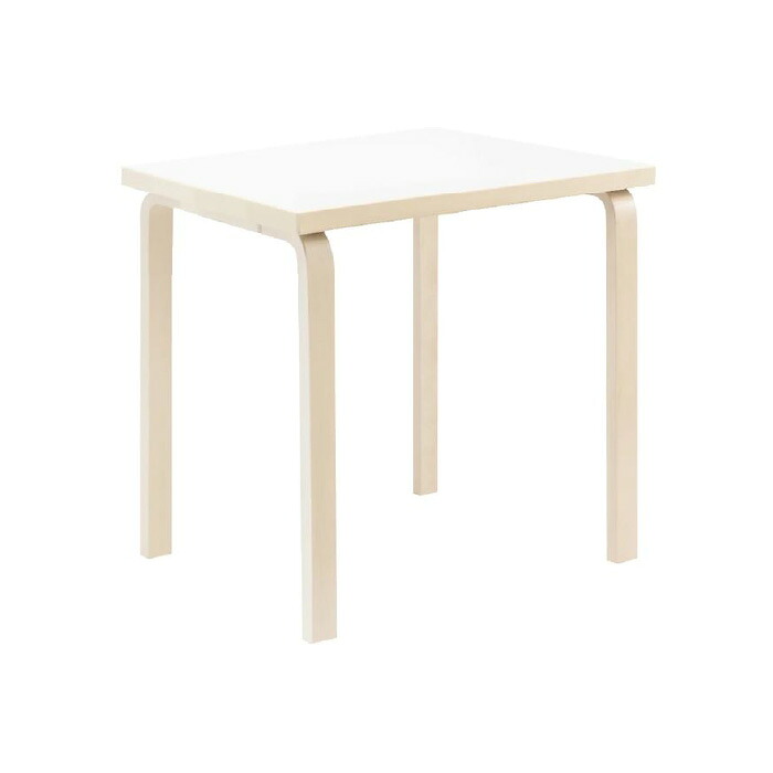 Artek 81C TABLE 81Cテーブル バーチ材 ナチュラルラッカー仕上げ ホワイトラミネート 新生活 引っ越し 実用的 インテリア 【納期】約3~4週間(メーカー欠品時を除く)|fremtiden フラムティーデン