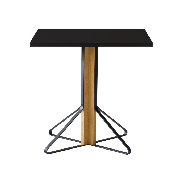 Artek（アルテック）/REB011/KAARI TABLE （カアリテーブル）/ブラックリノリウム/ブラックステインオーク脚 新生活 引っ越し 【納期】ご注文後確認 実用的 インテリア 105,875円