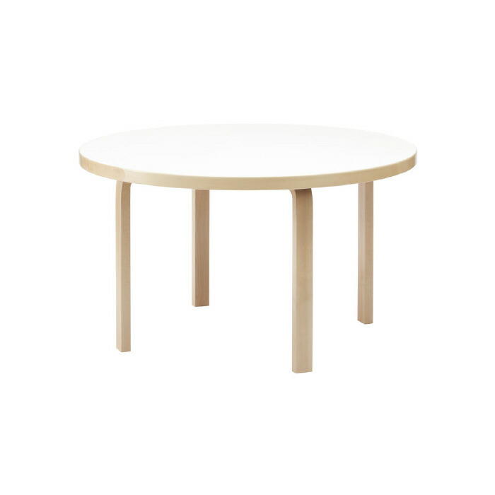 Artek（アルテック）91 TABLE 91テーブル バーチ材 ナチュラルラッカー仕上げ ホワイトラミネート ダイニング テーブル 北欧 木 新生活 引っ越し 実用的 インテリア 【納期】約3～4週間（メーカー欠品時を除く）