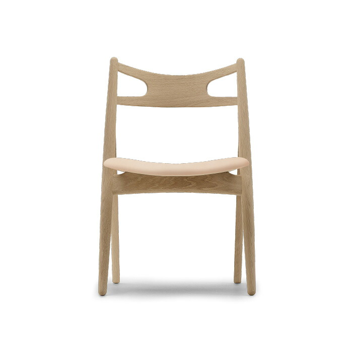 【ダイニングセット対象】CARL HANSEN & SON（カールハンセン&サン）/CH29P/SAWBUCK CHAIR（ソーバックチェア）/オーク材/ソープ仕上げ/Leather group C/Sif 90/ダイニングチェア 新生活 引っ越し 実用的 インテリア 【納期】約3～4週間（メーカー欠品時を除く）