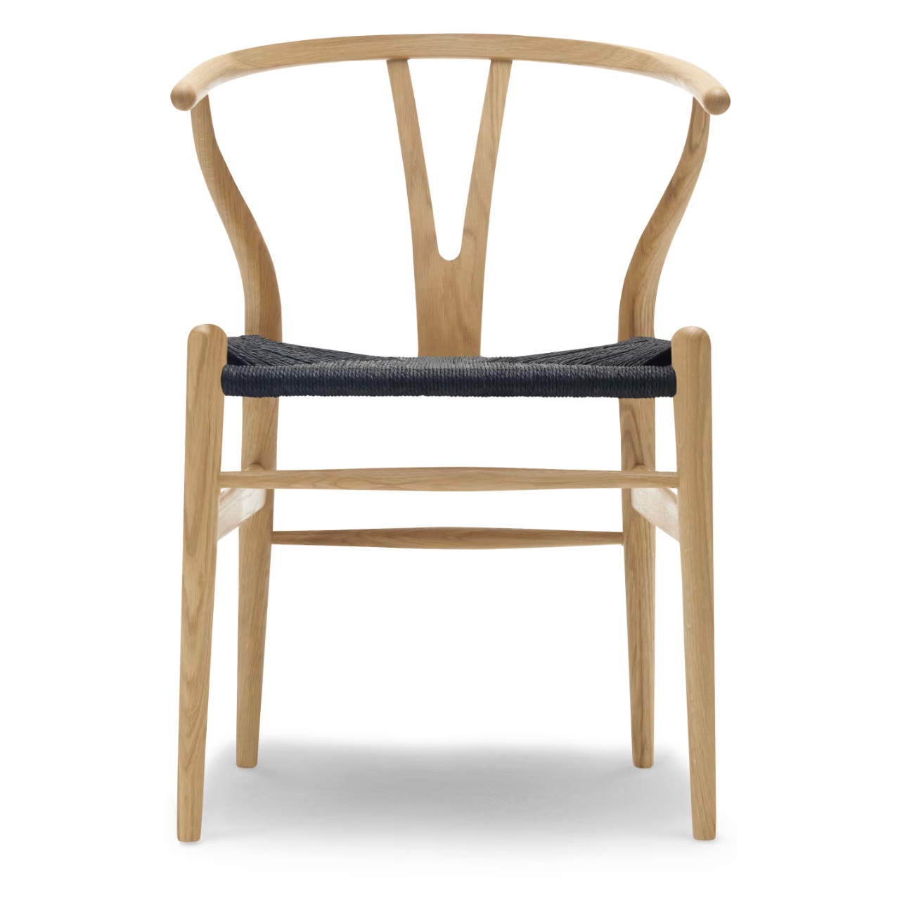 Yチェア CH24 正規品 CARL HANSEN & SON（カールハンセン&サン） CH24 ビーチ材 クリアラッカー仕上げ ブラックペーパーコード SH45 傷防止フェルト付 ダイニングチェア ワイチェア 北欧 インテリア 【納期】ご注文後 約半年