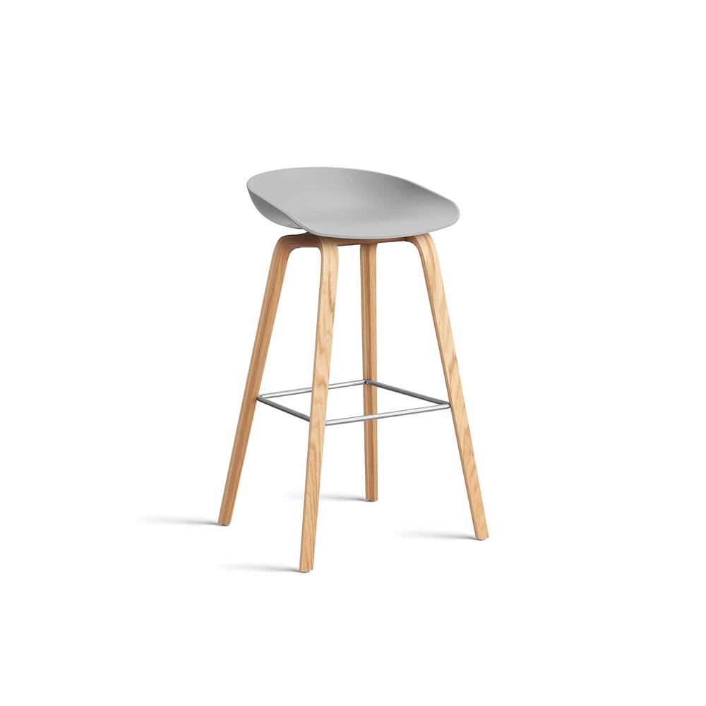 HAY（ヘイ）/ABOUT A CHAIR（アバウト ア チェア）/AAS32 2.0 HIGH チェア/コンクリートグレー/AA006-D165-AA51-01UF/Concrete Grey 2.0 Shell 新生活 引っ越し 実用的 インテリア 【納期】約3～4週間（メーカー欠品時を除く）