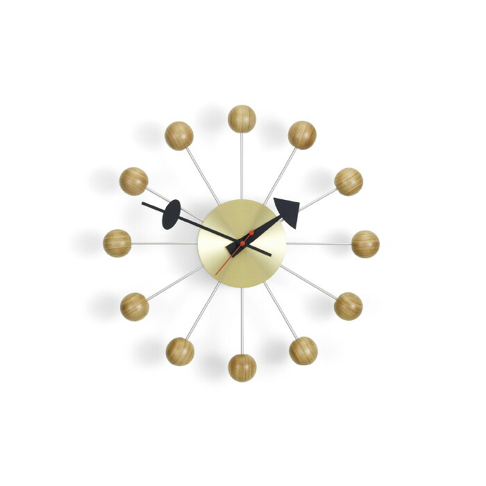 Vitra(ヴィトラ)/Wall Clocks/Ball Clock/ボールクロック/チェリー 新生活 引っ越し 実用的 インテリア 【納期】約3~4週間(メーカー欠品時を除く)|fremtiden フラムティーデン