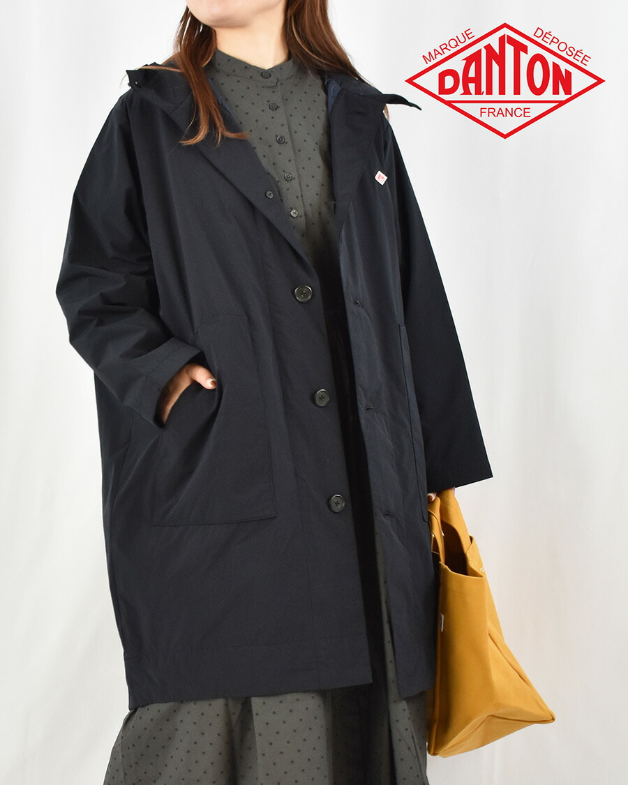 極美品✨ダントン ナイロンタフタ ステンカラーコート スプリングコートS 楽天市場】ダントン/DANTON ナイロンタフタロングコート ステン