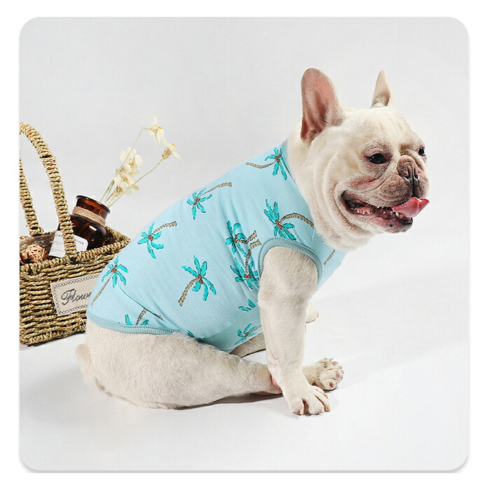 市場 フレンチブルドック 春夏 夏 犬 服 犬服 小型犬 可愛い 春 タンクトップ フレブル