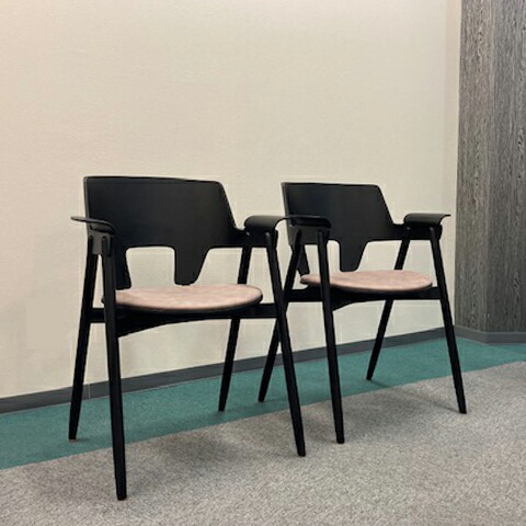 中古 モデルルーム展示品 Moda En Casa モーダ エン カーサウッドペッカー チェアwoodpecker Chair2脚セットダイニングチェアハイブリッドレザースカンジナビアンスタイル椅子家具 Psicologosancora Es