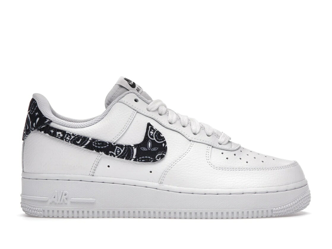 【今だけ500円銀行割引引き換え証あり!!】Nike ナイキ エア湖 フォース 1 置き目 \u002707 エッセンシャル 白いこと ブラックペイズリー Nike Air Force 1 Low \u002707 Essential “White Black Paisley (Women\u0027s)“ ナイキ DH4406-101 ウィメンズ レディース スニーカー 駈けっくらシューズ
