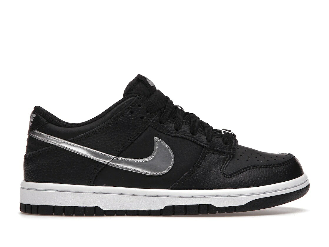 ＼1000円OFFクーポン発行／Nike NBA × ナイキ GS ダンク ロー EMB 75TH アニバーサリー “ブラック“ Nike Dunk Low “NBA 75th Anniversary Spurs (GS)“ ナイキ DC9560-001 大人も履ける キッズモデル レディース スニーカー キッズスニーカー ベビーシューズ