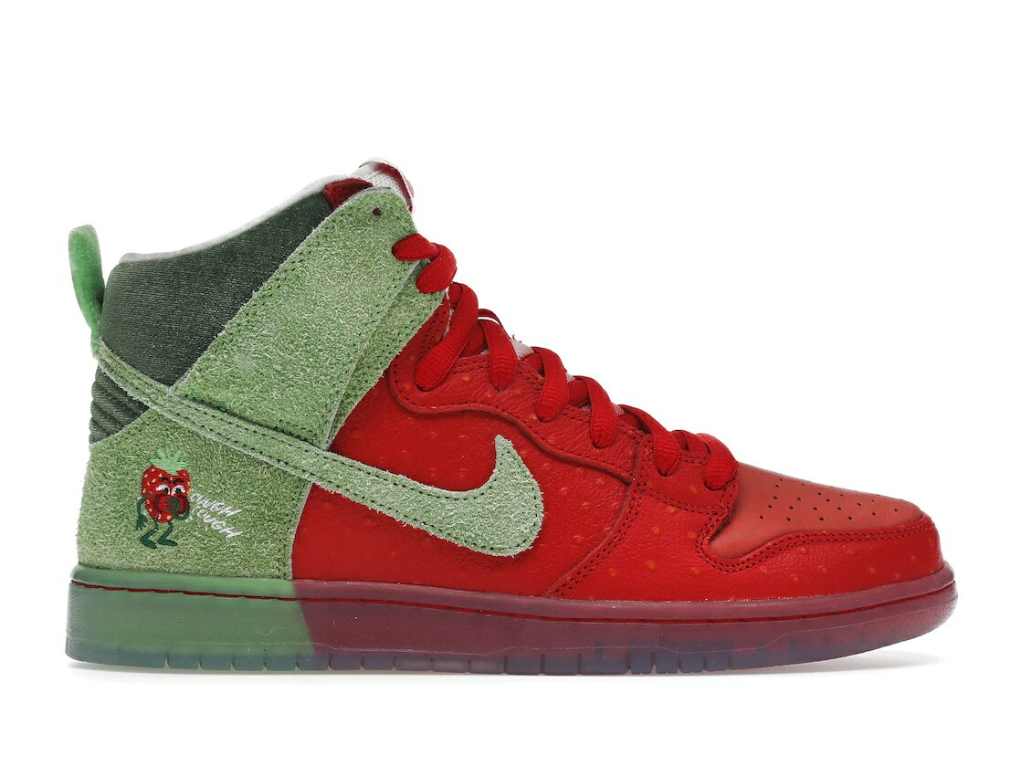 【今だけ500円銀行割引引き換え証あり!!】Nike ナイキSB ダンク ご機嫌 “ストロベリーコフ“ Nike SB Dunk High “Strawberry Cough“ ナイキ CW7093-600 メンズ スニーカー 駈けっくらシューズ 19SX-20230922111903-668
