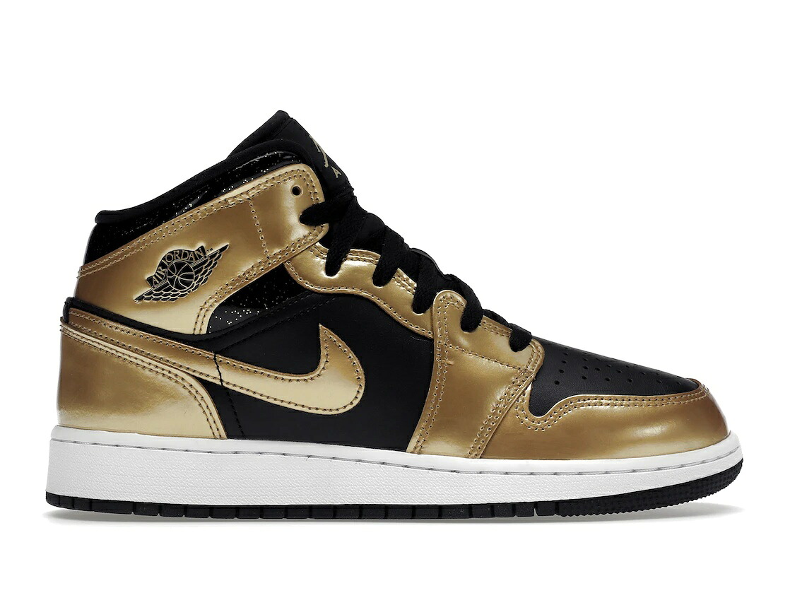 【今だけ500円割引クーポンあり!!】Jordan Jordan 1 Mid SE Metallic Gold Black (GS) Jordan DR6967-071 大人も履ける キッズモデル ウィメンズ レディース スニーカー ランニングシューズ キッズスニーカー ベビーシューズ 19SX-20230922215248-030|セレクトショップFrenz