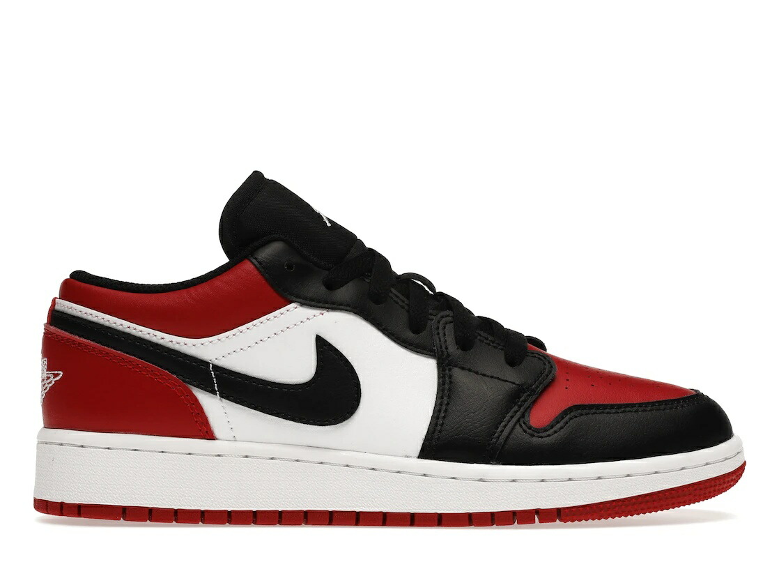 ＼1000円OFFクーポン発行／Jordan ナイキ GS エア ジョーダン 1 ロー “ブレッドトゥ“ Jordan 1 Low “Bred Toe (GS)“ Jordan 553560-612 大人も履ける キッズモデル レディース スニーカー キッズスニーカー ベビーシューズ 19SX-20230922215248-032