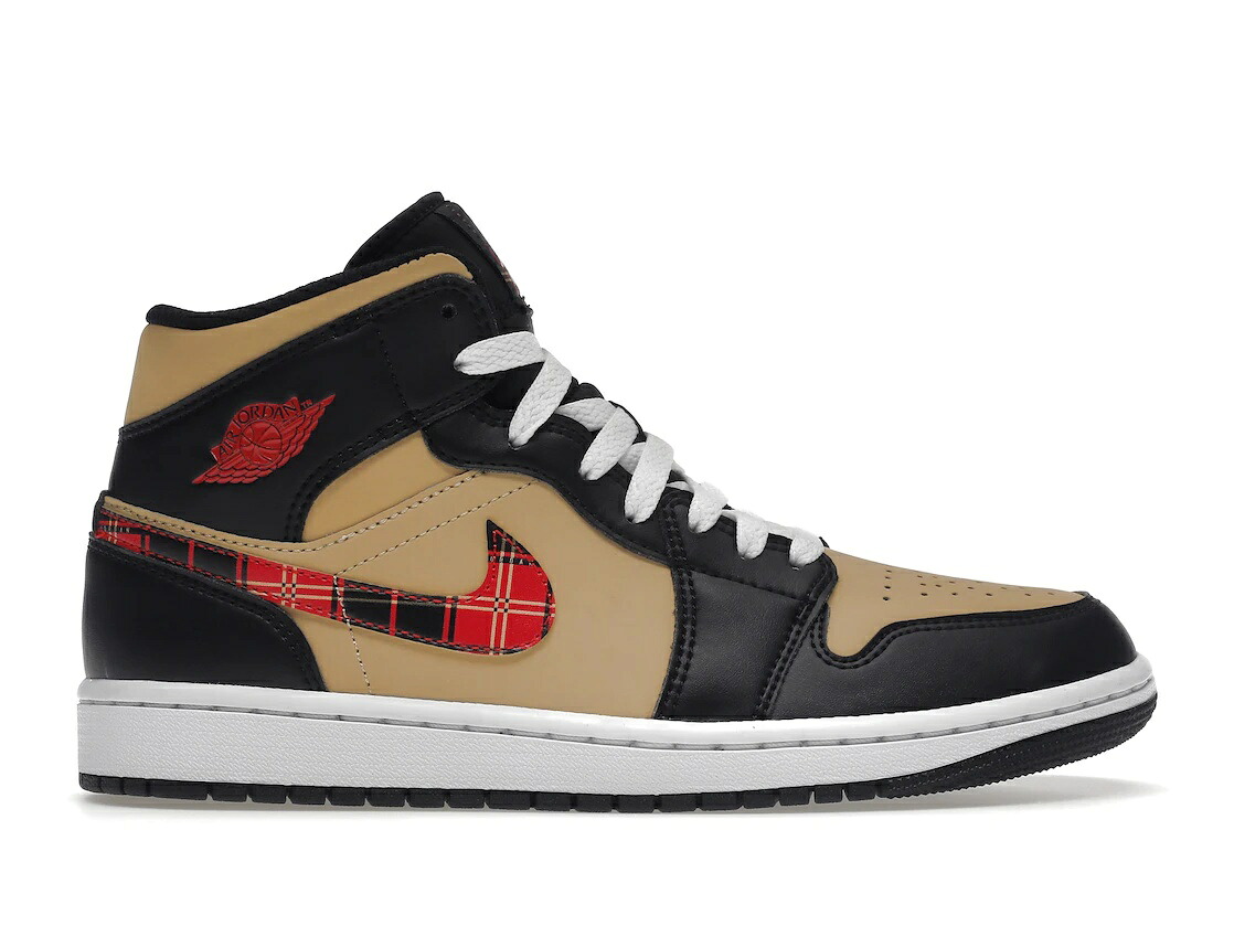\1000円OFFクーポン発行/Jordan Air Jordan 1 Mid Tartan Swoosh Jordan DZ5329-001 メンズ スニーカー ランニングシューズ 19SX-20230924223415-214