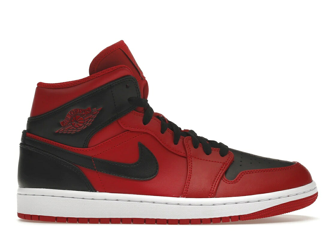 ＼1000円OFFクーポン発行／Jordan ナイキ エアジョーダン1 ミッド “リバース ブレッド“ Jordan 1 Mid “Reverse Bred (2021)“ Jordan 554724-660 メンズ スニーカー ランニングシューズ 19SX-20230924223415-266