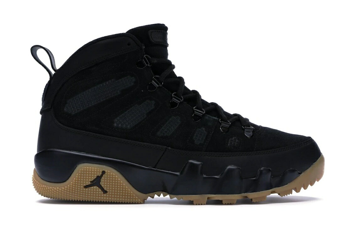 【今だけ500円銀行割引クーポン券あり!!】Jordan ナイキ エアジョーダン 9 ブーツ NRG “黒いこと/チュインガム“ Jordan 9 Retro Boot NRG “Black Light Gum“ Jordan AR4491-025 メンズ スニーカー 駈けっくらシューズ 19SX-20230924223415-342