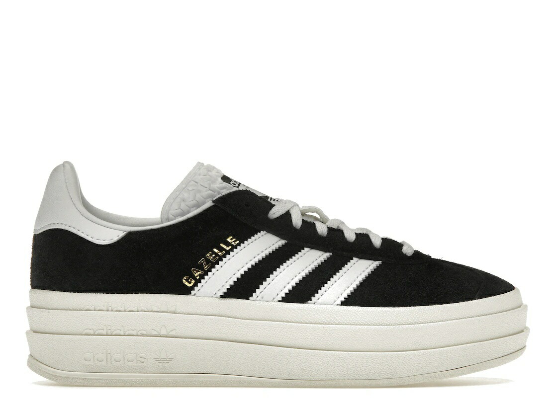 【今だけ500円割引クーポンあり!!】adidas adidas Gazelle Bold Core Black White (Women) アディダス HQ6912 ウィメンズ レディース スニーカー ランニングシューズ 19SX-20231013220135-021