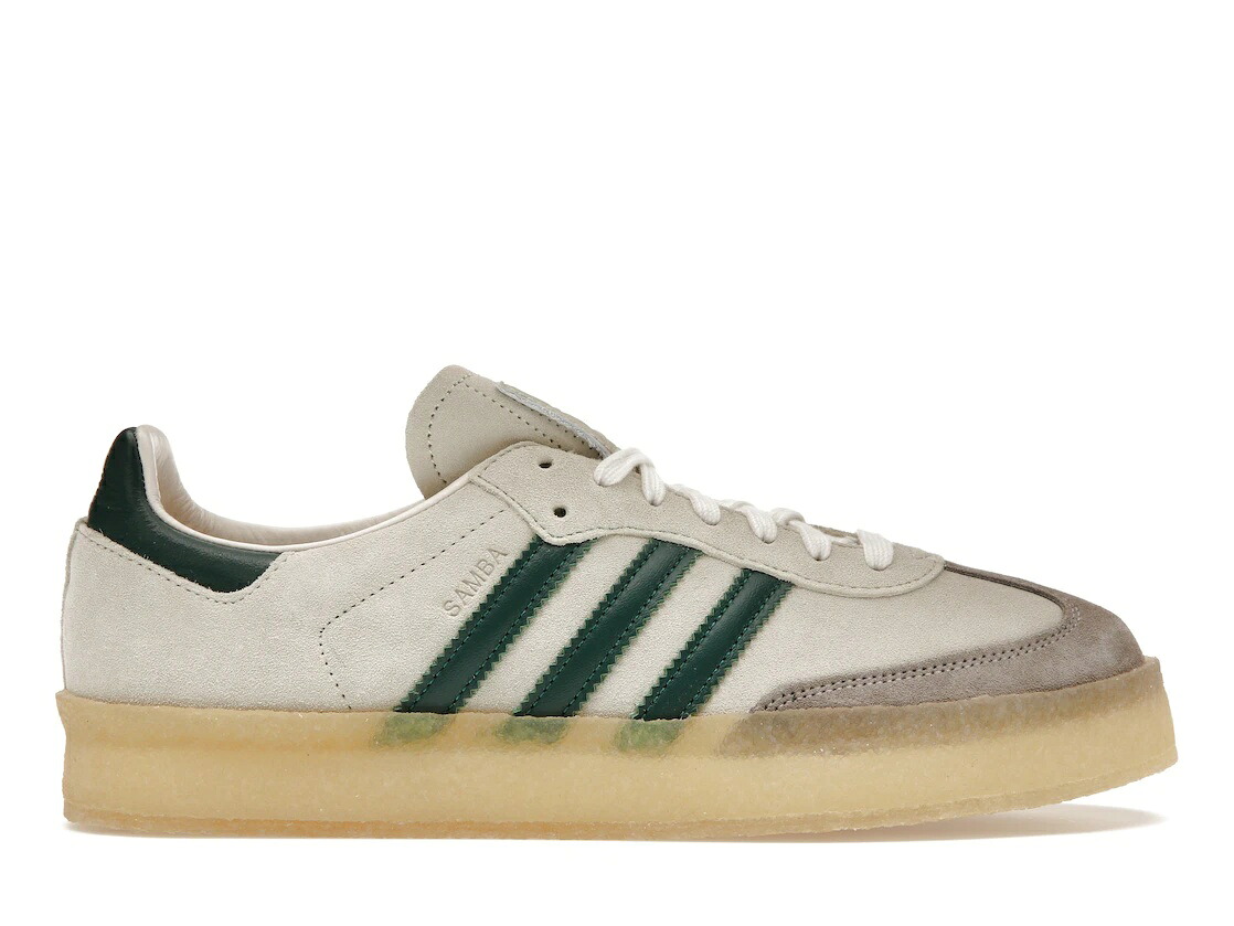 【百貨店大売り出し】1000円クーポン券ふり出し！adidas adidas Clarks 8th Street Samba by Ronnie Fieg Chalk White Green アディダス ID7297 メンズ スニーカー 駈けっくらシューズ 19SX-20231013215110-133