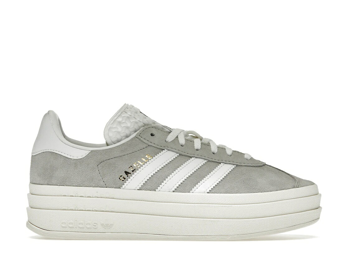 【今だけ500円銀行割引クーポン券あり!!】adidas adidas Gazelle Bold Grey White (Women\u0027s) アディダス HQ6893 ウィメンズ レディース スニーカー 駈けっくらシューズ 19SX-20231013220135-028