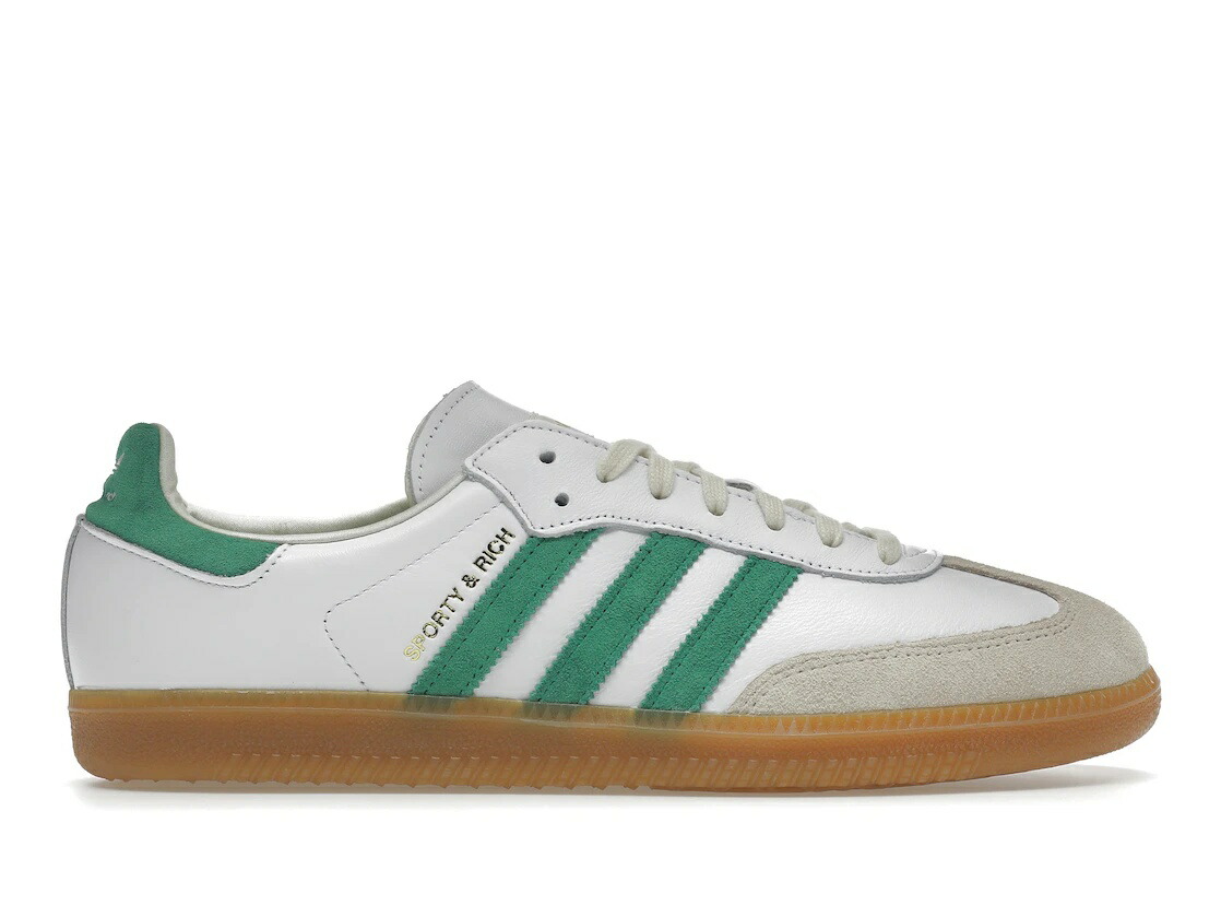 【百貨店大売り出し】1000円引き換え証書き著す！adidas adidas Samba OG Sporty \u0026 Rich White Green アディダス HQ6075 メンズ スニーカー 駈けっくらシューズ 19SX-20231013215110-275