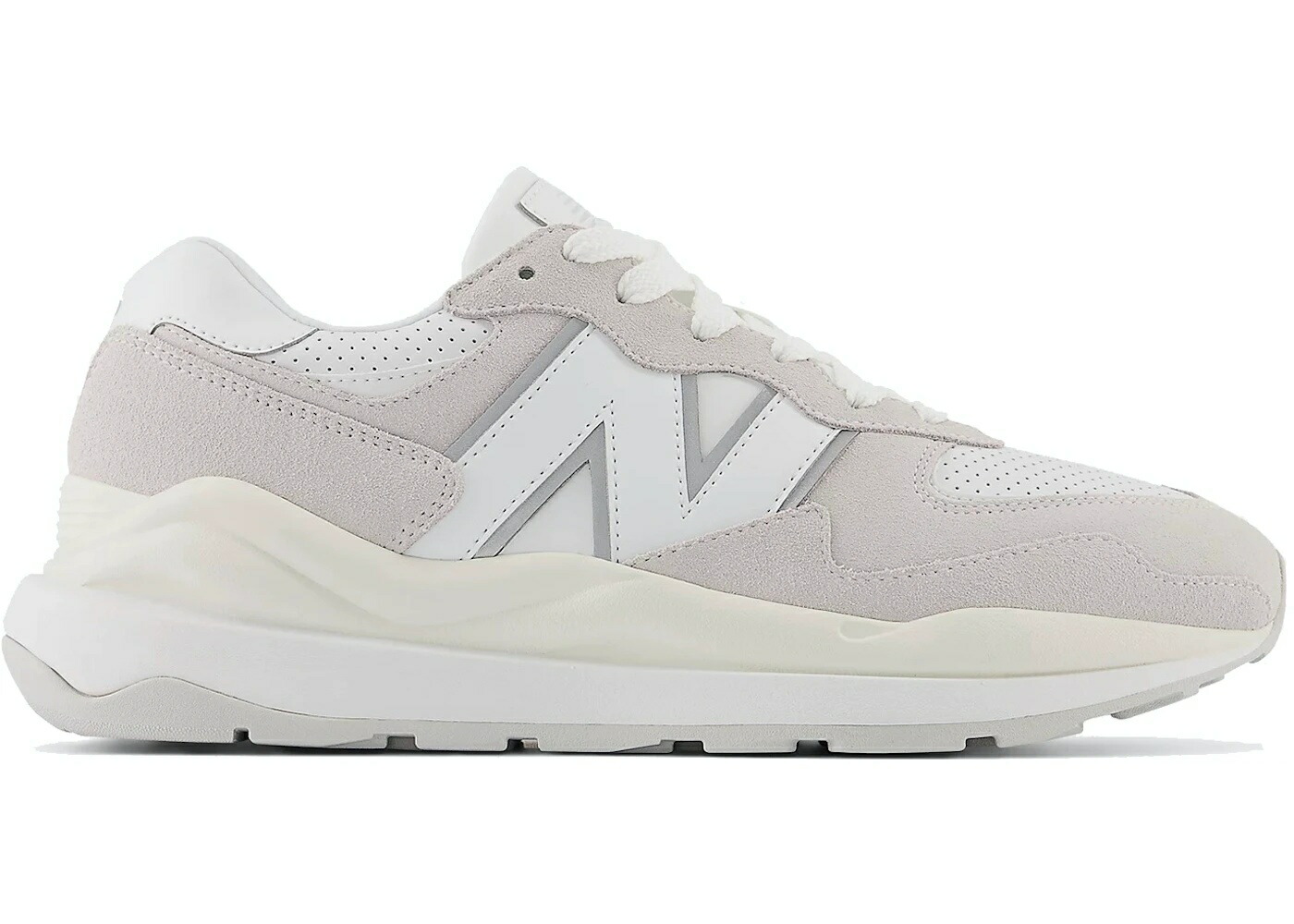 【百貨店大売り出し】1000円クーポン券振り出し！New Balance New Balance 57/40 White Sea Salt ニュー平衡にする M5740SL1 メンズ スニーカー 駈けっくらシューズ 19SX-20231013215052-324