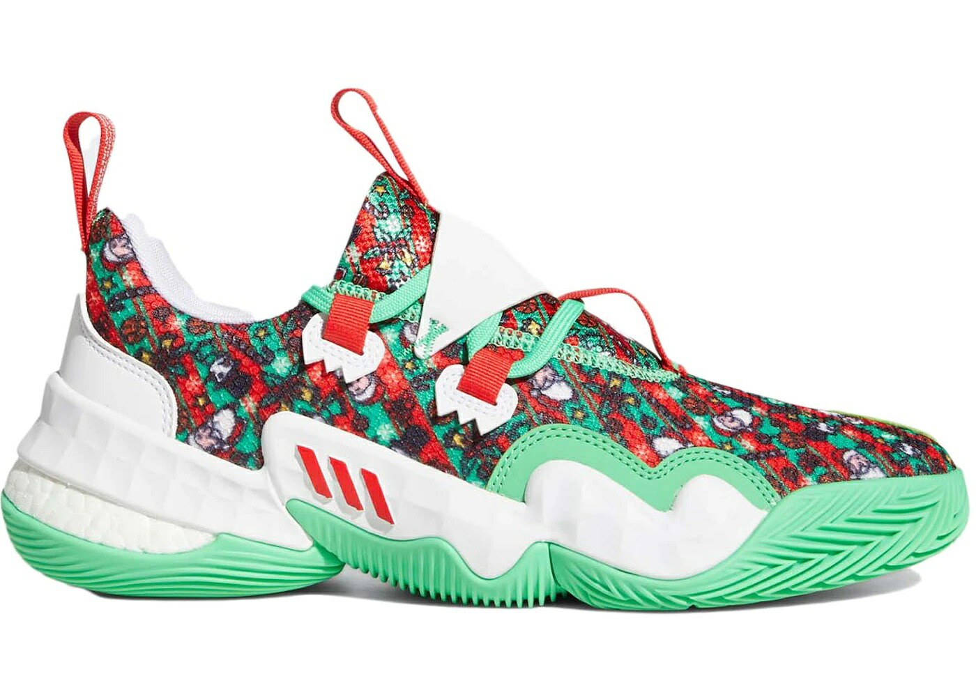 【百貨店大売り出し】1000円クーポン券振り出し！adidas アディダス お盆 青少年 1 “クリスマス“ adidas Trae Young 1 “Christmas“ アディダス GY0305 メンズ スニーカー 駈けっくらシューズ 19SX-20231013215110-365