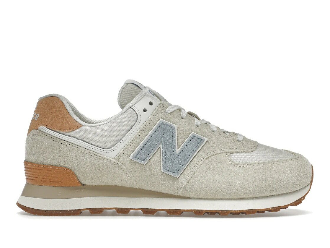 【百貨店大売り出し】1000円クーポン券振り出し！New Balance ニュー平衡にする ML574RF2 “シー ソルト/大海原 ヘイズ“ New Balance 574 “Beige Light Blue Gum“ ニュー平衡にする ML574RF2 メンズ スニーカー 駈けっくらシューズ 19SX-20231013215052-598