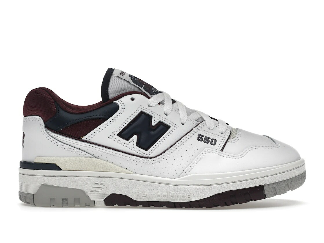 【今だけ500円割引クーポンあり!!】New Balance New Balance 550 White Navy NB Burgundy ニューバランス BB550NCD メンズ（ユニセックス） スニーカー ランニングシューズ 19SX-20231013215052-607