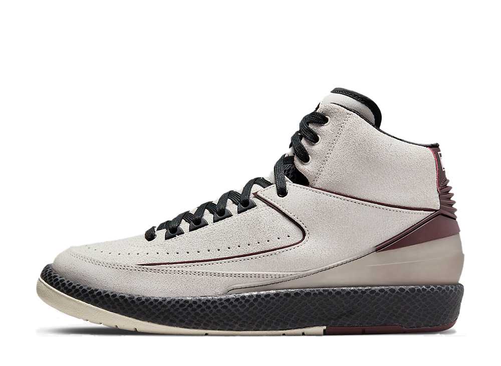 【百貨店大売り出し】1000円クーポン券振り出し！Nike ア・マ・マニエール × ナイキ エアジョーダン2 エア湖ネス/セイル アンド バーガンディ ナイキ DO7216-100 メンズ スニーカー 駈けっくらシューズ 21SN-DO7216-100