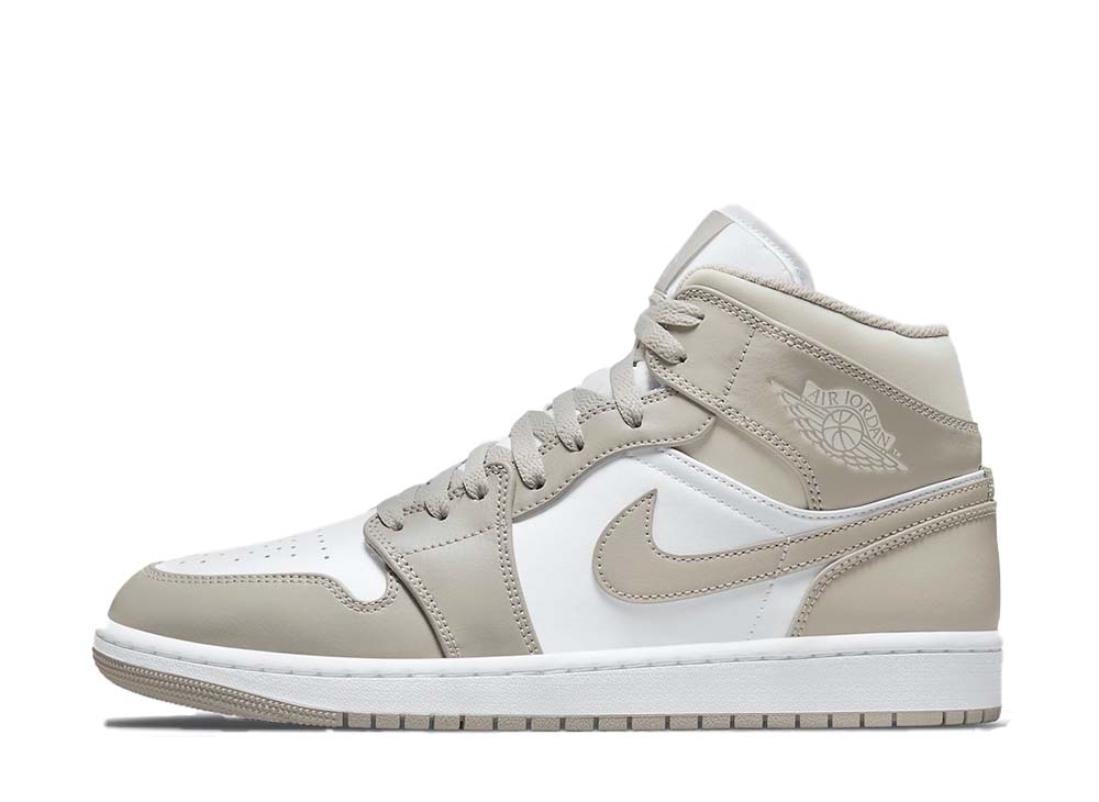 楽天市場】NIKE AIR JORDAN 1 MID college grey/light bone-wht 554724