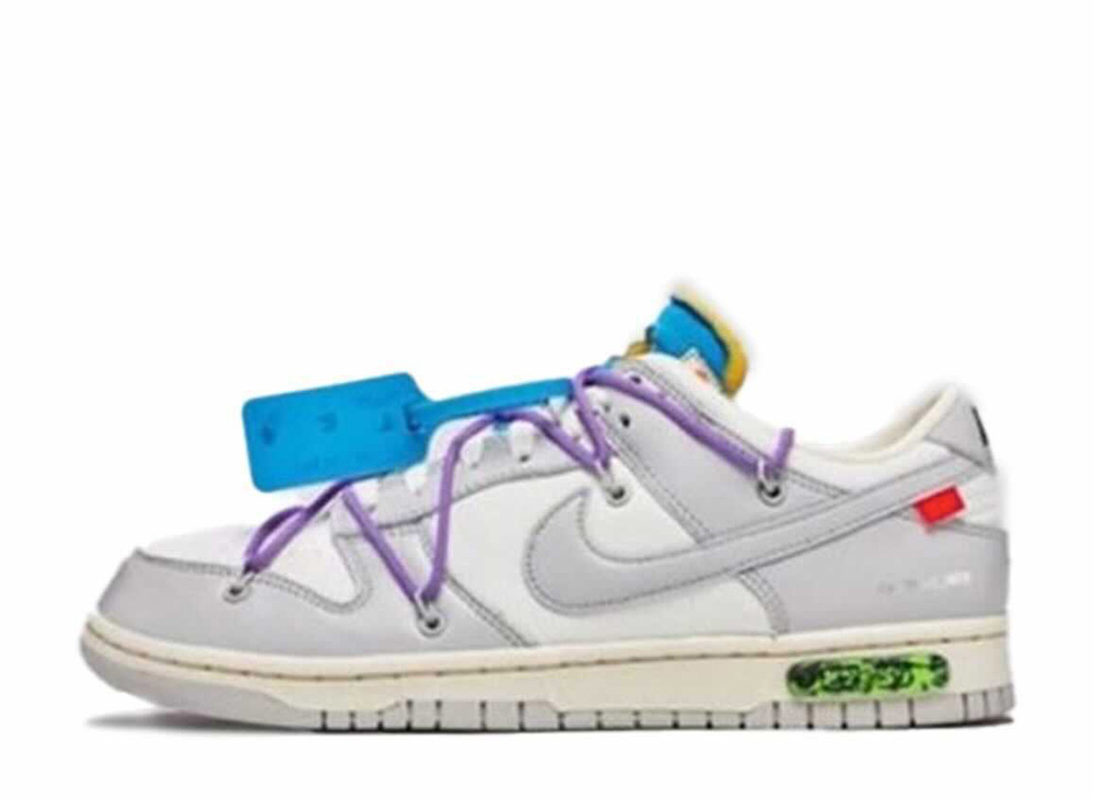 【今だけ500円割引クーポンあり!!】Nike オフホワイト × ナイキ ダンク ロー セイル/ニュートラルグレー ナイキ DM1602-125 メンズ スニーカー ランニングシューズ 21SN-DM1602-125