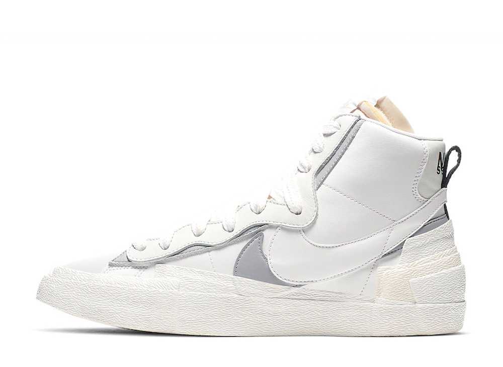 【今だけ500円割引クーポンあり!!】Nike サカイ × ナイキ ブレーザーミッド ホワイト/ウルフグレー ナイキ BV0072-100 メンズ スニーカー ランニングシューズ 21SN-BV0072-100