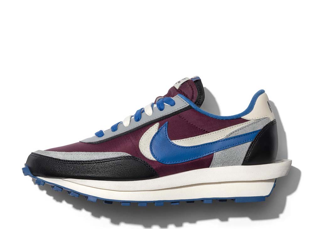【百貨店大売り出し】1000円クーポン券振り出し！Nike アンダー覆いかぶせる × サカイ × ナイキ LD ワーヘル ナイト爵 マルーン/ペール 象牙色-地びた 薄墨色-野球クラブ ロイヤル ナイキ DJ4877-600 メンズ スニーカー 駈けっくらシューズ 21SN-DJ4877-600